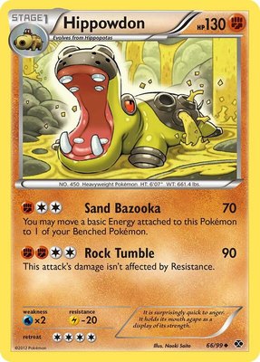 Hippowdon, Next Destinies