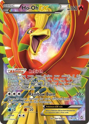 Ho-Oh Ex (119 Full Art), Dragons Exalted