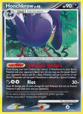 Honchkrow, Supreme Victors