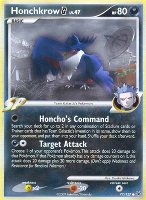Honchkrow G, Platinum