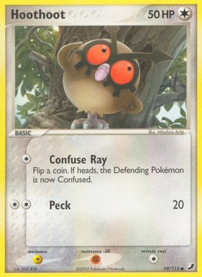 Hoothoot, EX Unseen Forces