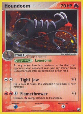 Houndoom, EX Unseen Forces
