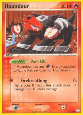 Houndour, EX Team Rocket Returns