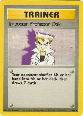 Imposter Professor Oak, Base Set