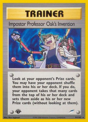 Impostor Professor Oak's Invention, Neo Destiny