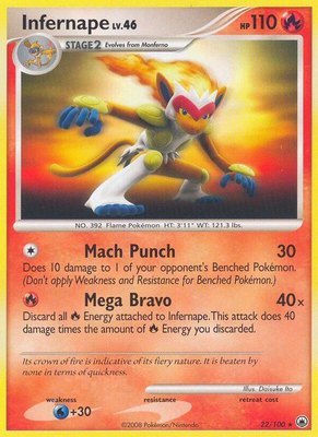 Infernape, Majestic Dawn
