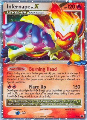 Infernape LV.X, Diamond and Pearl Promos