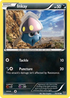 Inkay (75), XY Base Set