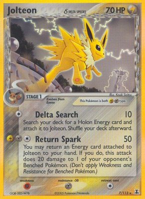 Jolteon (Delta Species), EX Delta Species