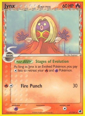 Jynx (Delta Species), EX Dragon Frontiers