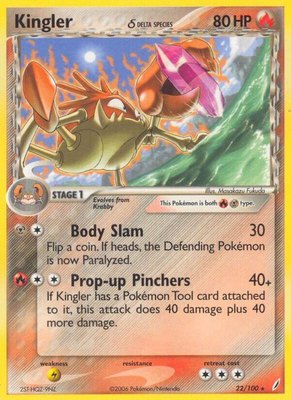Kingler (Delta Species), EX Crystal Guardians