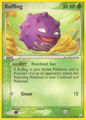 Koffing, EX Team Rocket Returns