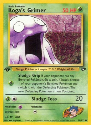 Koga's Grimer, Gym Challenge