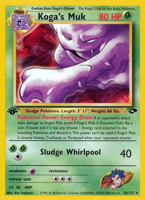 Koga's Muk, Gym Challenge