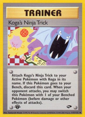Koga's Ninja Trick, Gym Challenge
