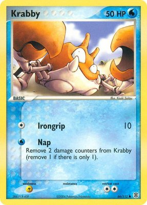 Krabby, EX FireRed & LeafGreen