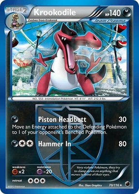 Krookodile (Team Plasma), Plasma Freeze