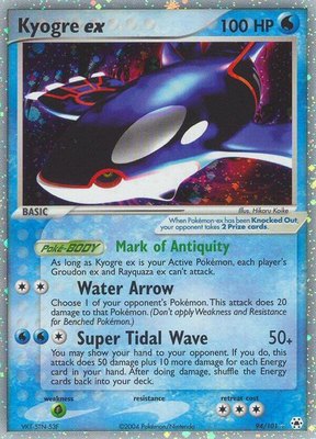 Kyogre ex, EX Hidden Legends