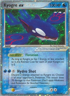 Kyogre ex, EX Crystal Guardians
