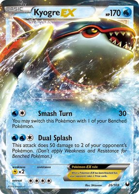 Kyogre EX, Dark Explorers