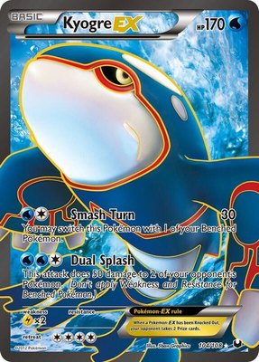 Kyogre EX (104 Full Art), Dark Explorers