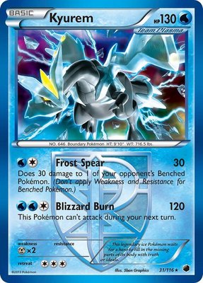 Kyurem (Team Plasma), Plasma Freeze