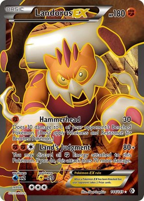 Landorus EX (144 Full Art), Boundaries Crossed