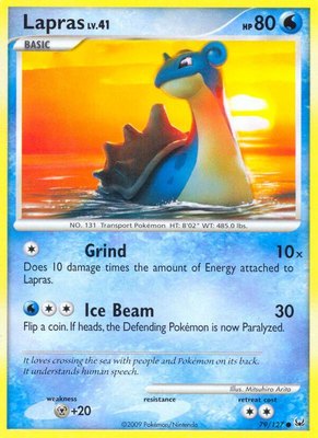 Lapras, Platinum