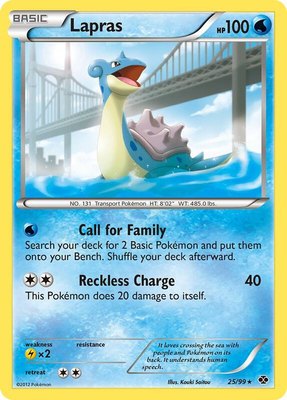 Lapras (25), Next Destinies