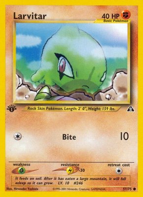 Larvitar, Neo Discovery
