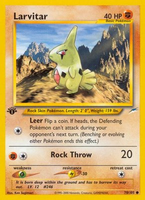 Larvitar, Neo Destiny