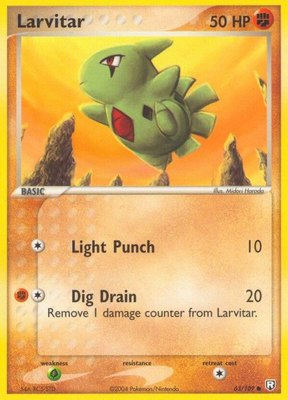 Larvitar, EX Team Rocket Returns
