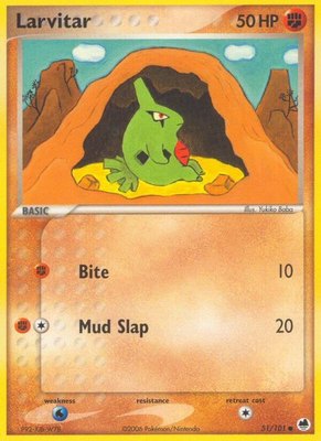 Larvitar, EX Dragon Frontiers