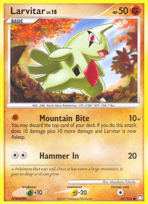 Larvitar, Mysterious Treasures