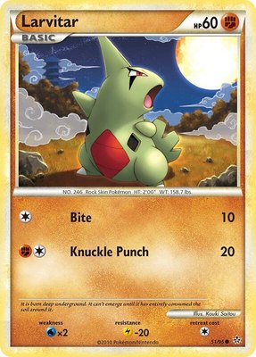 Larvitar (51), Unleashed