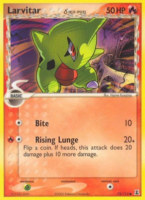 Larvitar (Delta Species), EX Delta Species