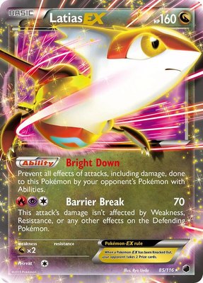 Latias EX, Plasma Freeze