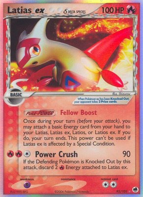 Latias ex (Delta Species), EX Dragon Frontiers