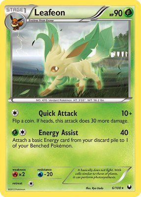 Leafeon, Dark Explorers