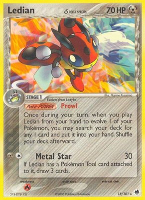 Ledian (Delta Species), EX Dragon Frontiers