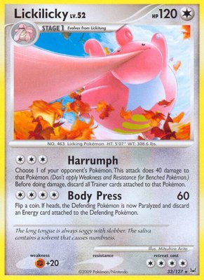 Lickilicky, Platinum