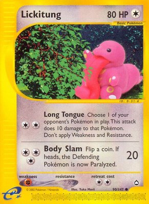 Lickitung, Aquapolis