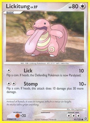 Lickitung, Secret Wonders