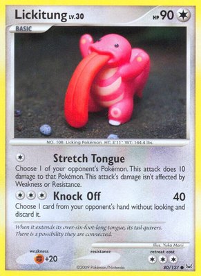 Lickitung, Platinum