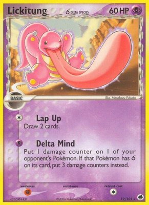 Lickitung (Delta Species), EX Dragon Frontiers