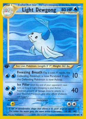 Light Dewgong, Neo Destiny