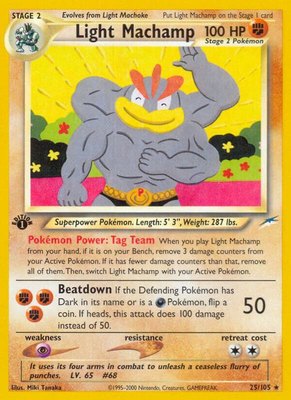 Light Machamp, Neo Destiny