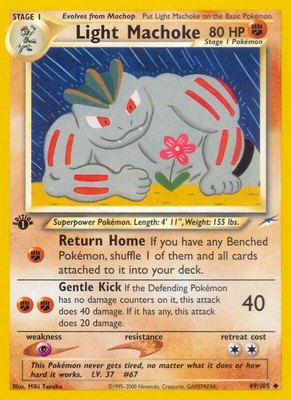 Light Machoke, Neo Destiny