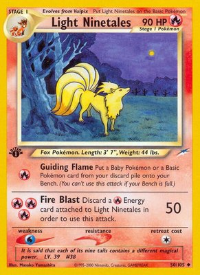 Light Ninetales, Neo Destiny