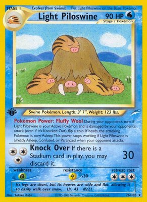 Light Piloswine, Neo Destiny